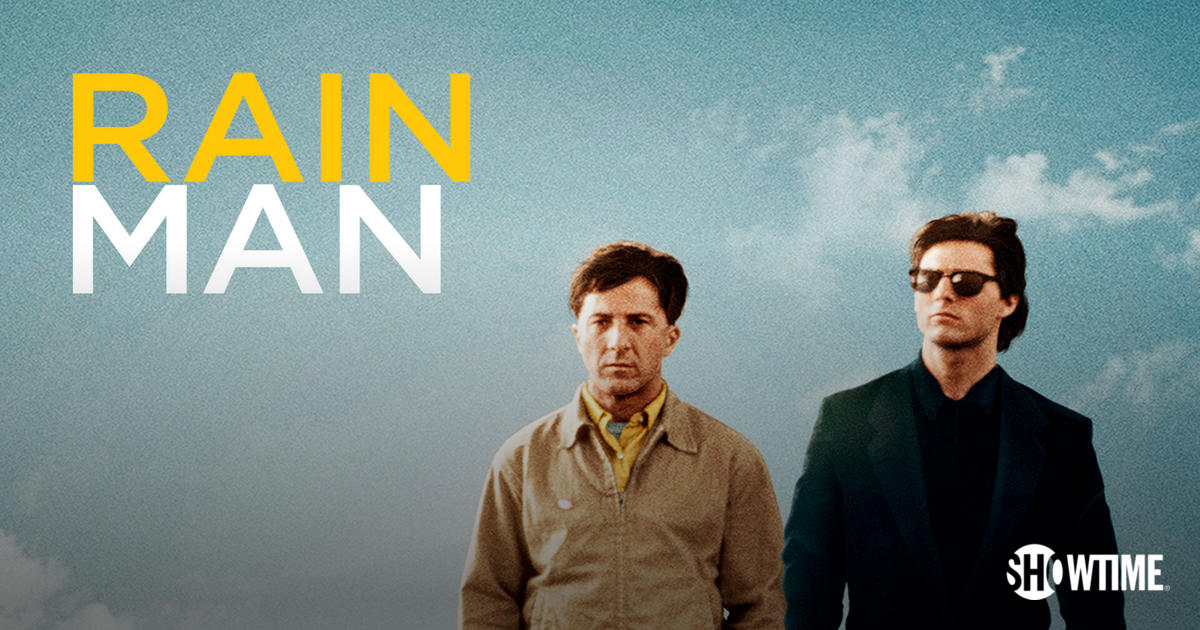 Title art for Rain Man, a movie based on a true story